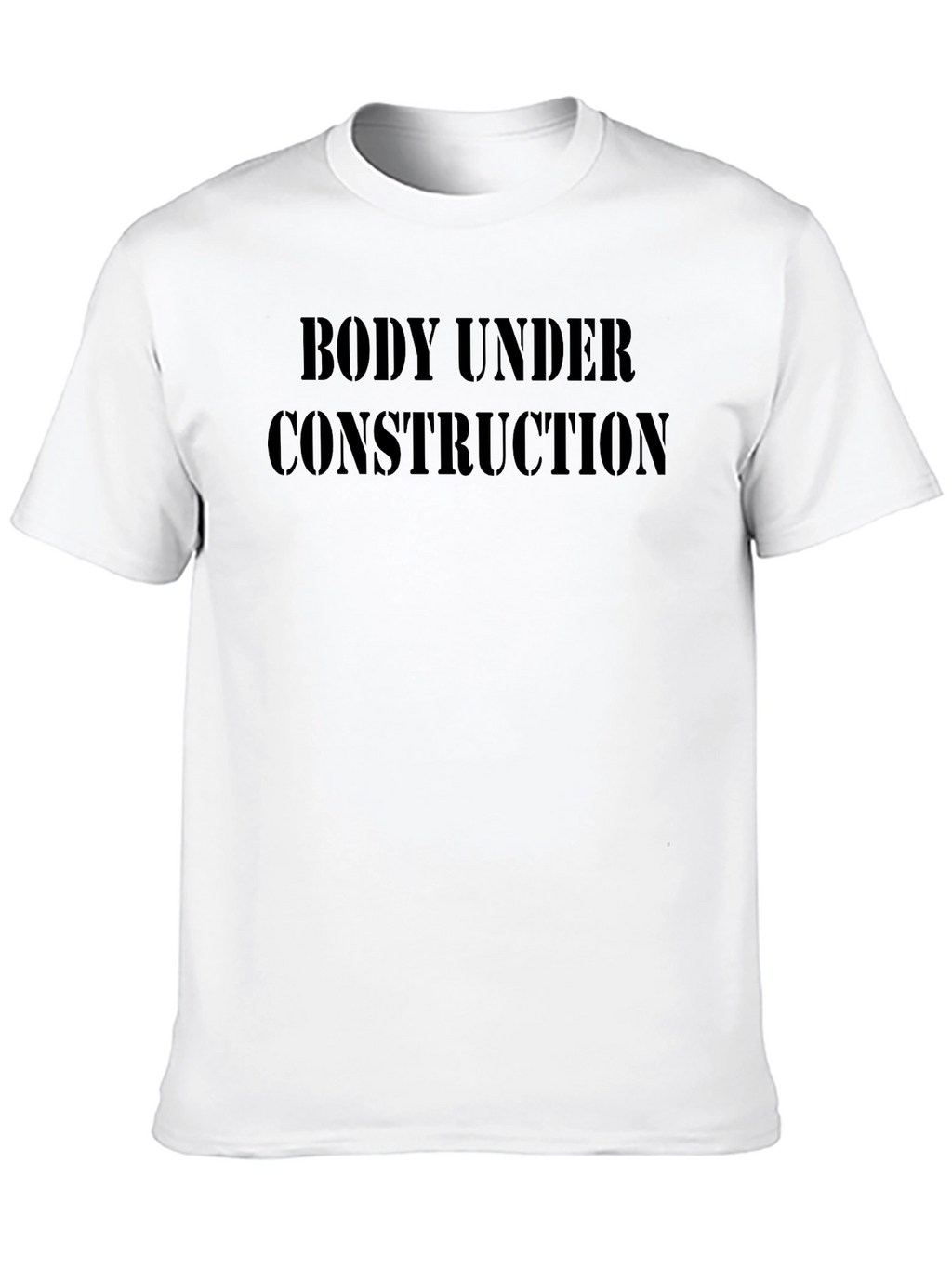 Body Under Construction Mens Black T-Shirt