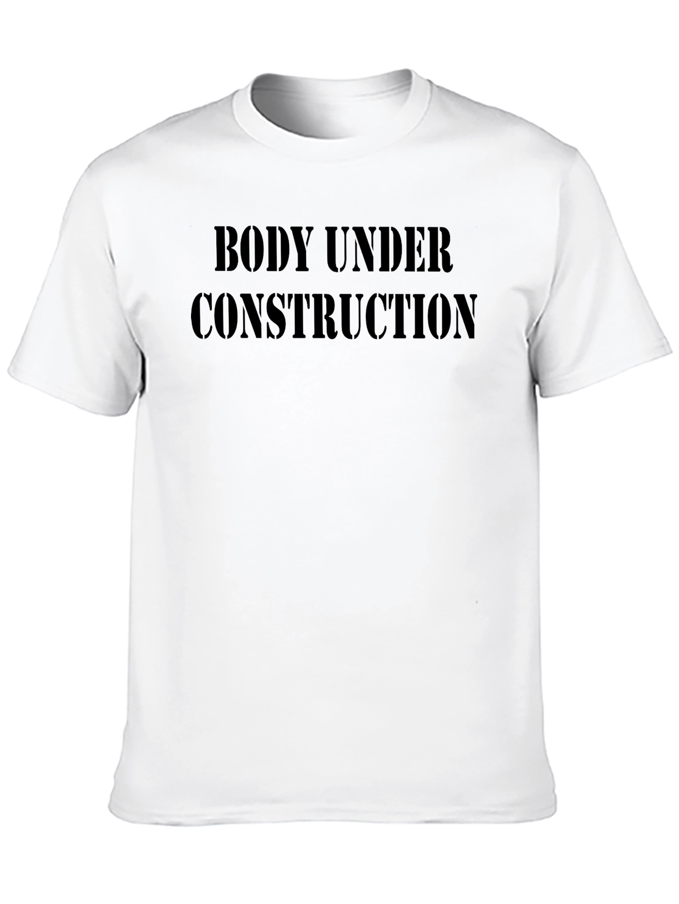 Body Under Construction Mens Black T-Shirt
