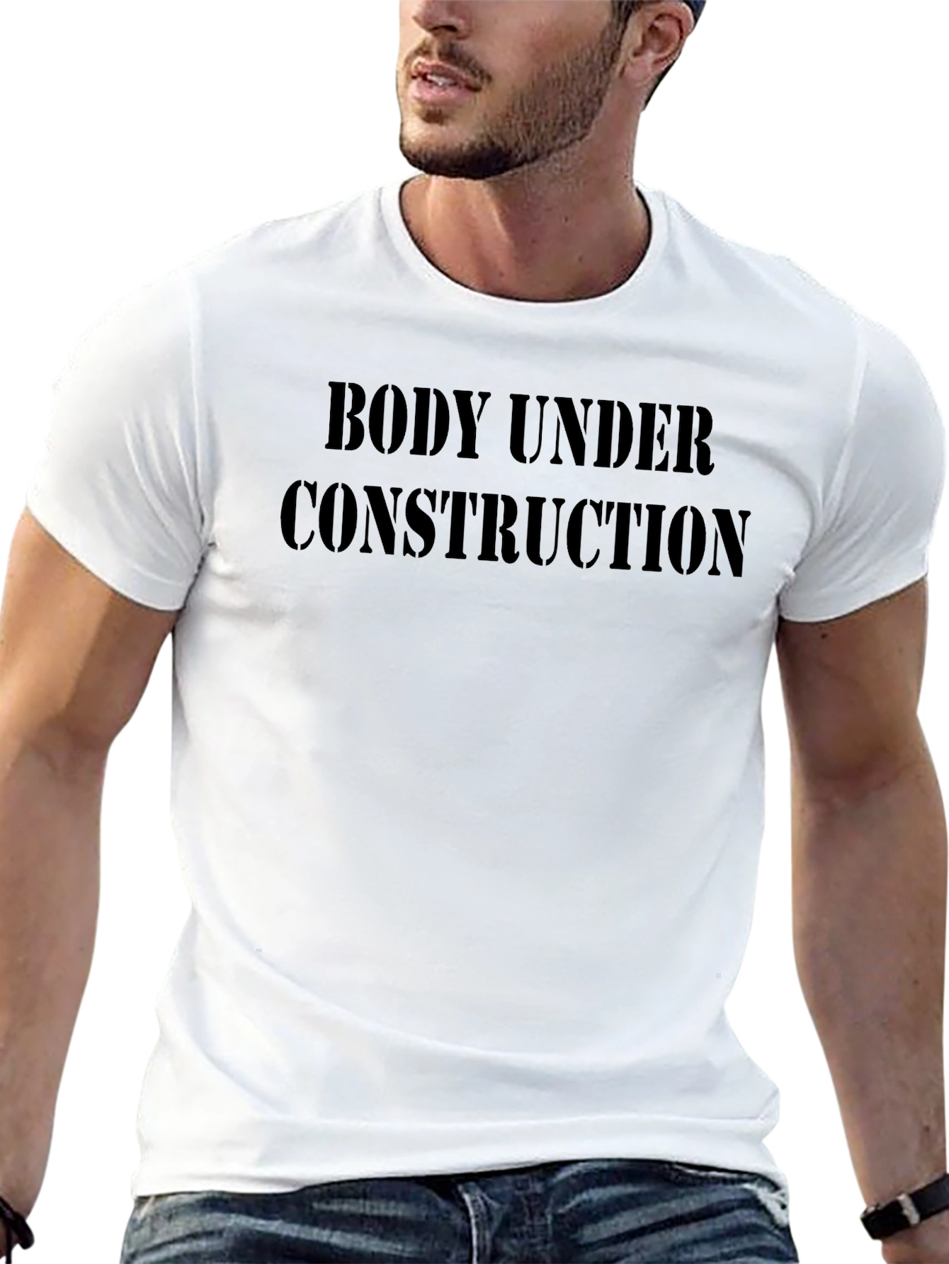 Body Under Construction Mens Black T-Shirt
