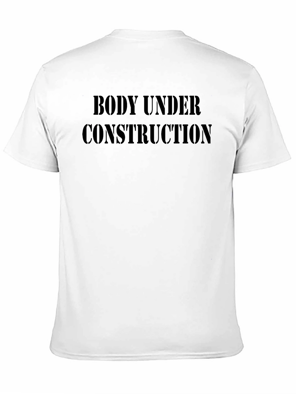 Body Under Construction Mens Black T-Shirt