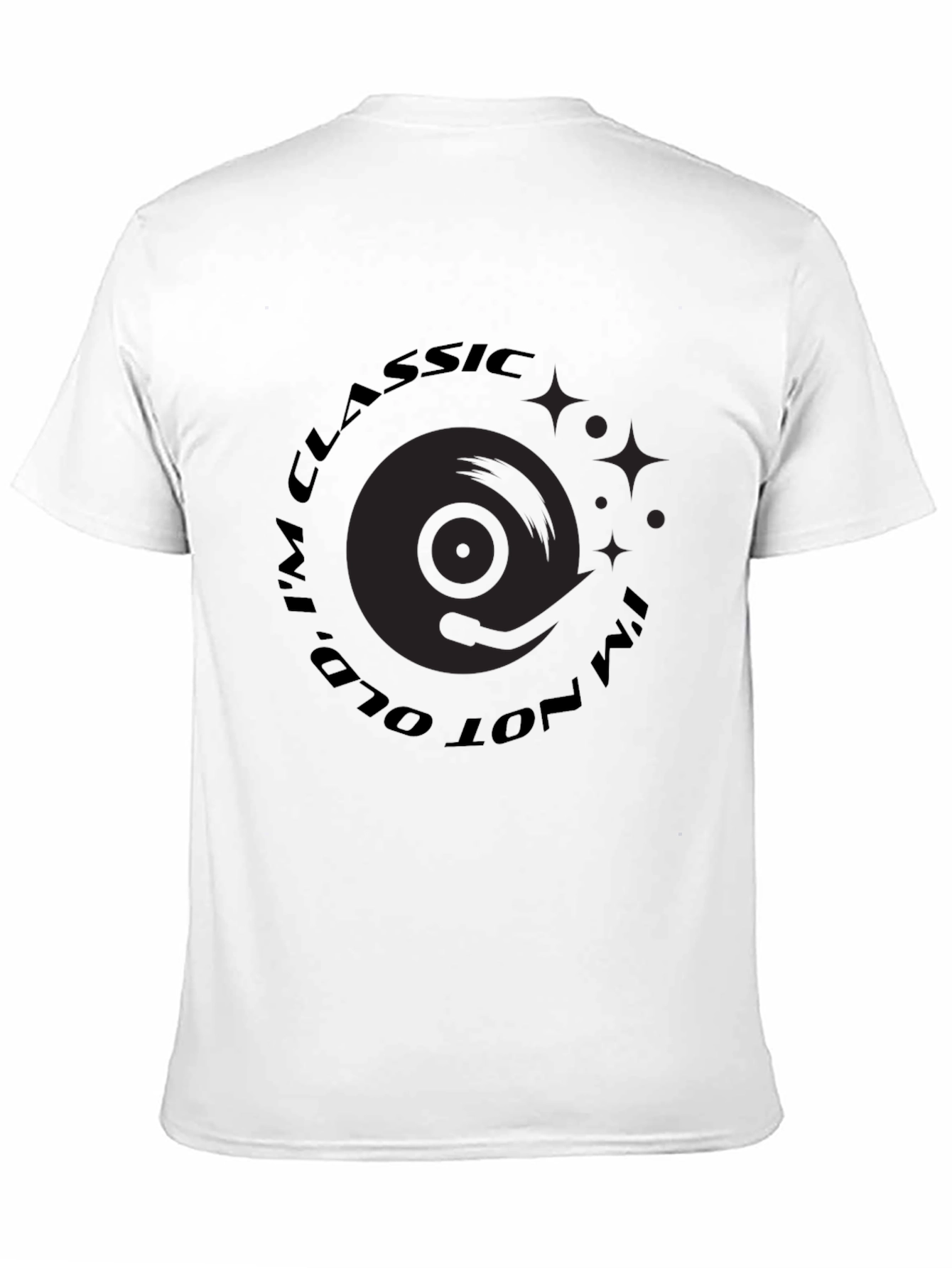 Classic Vinyl Record T-Shirt - Im Classic Not Old