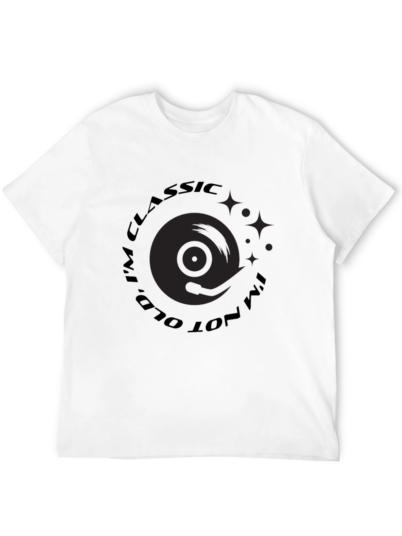 Classic Vinyl Record T-Shirt - Im Classic Not Old