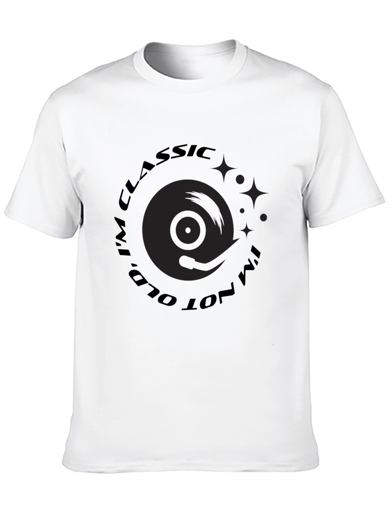 Classic Vinyl Record T-Shirt - Im Classic Not Old