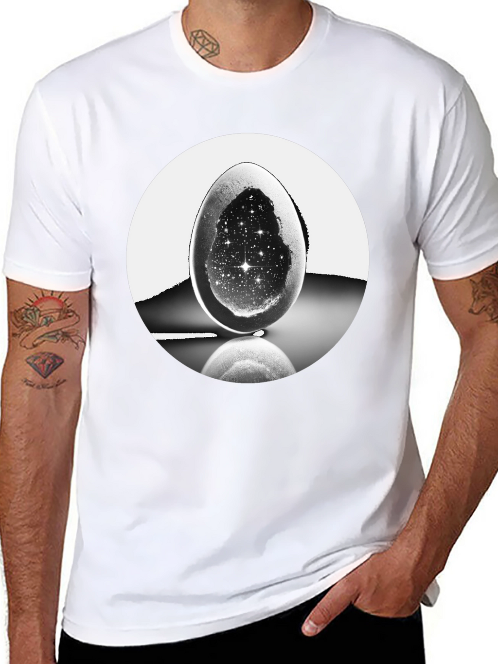 Egg Galaxy Graphic Tee