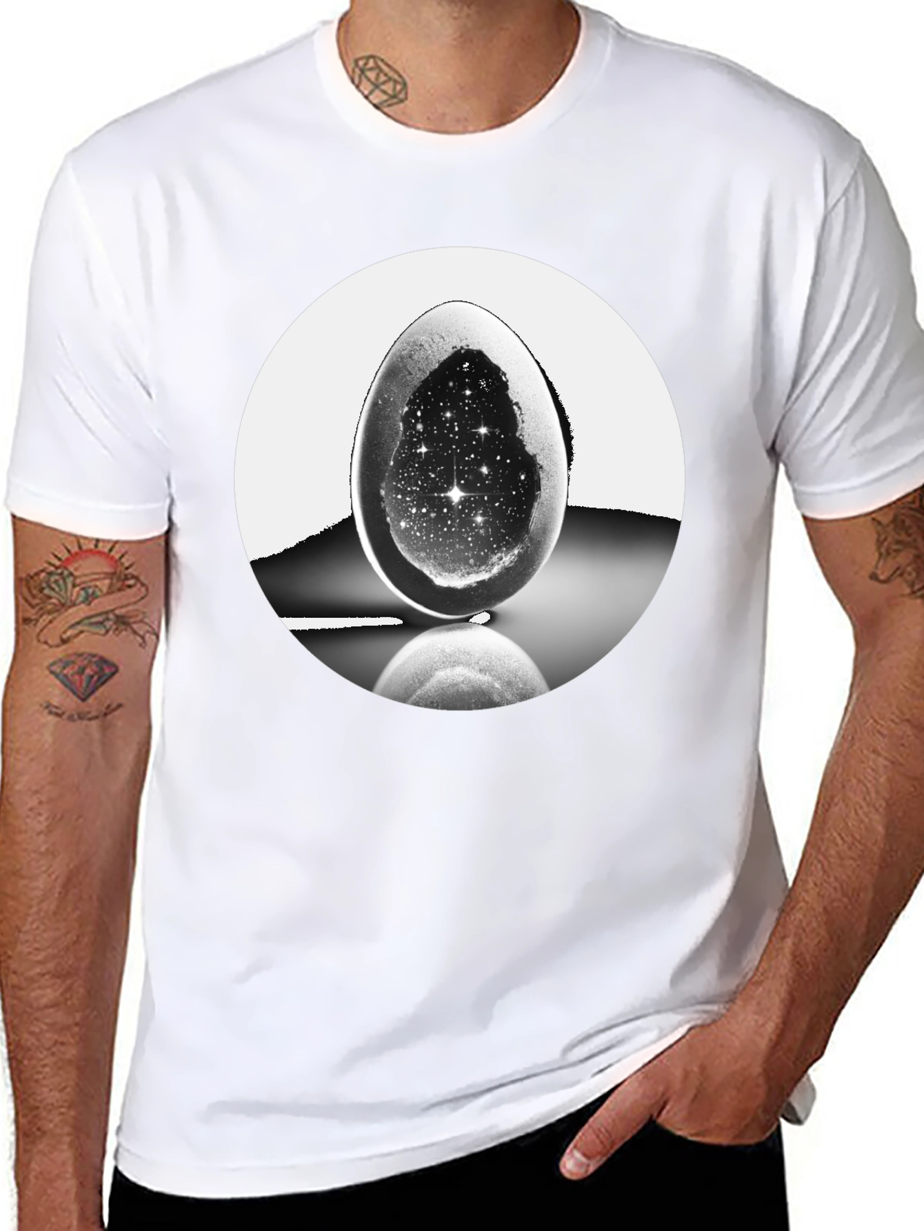 Egg Galaxy Graphic Tee
