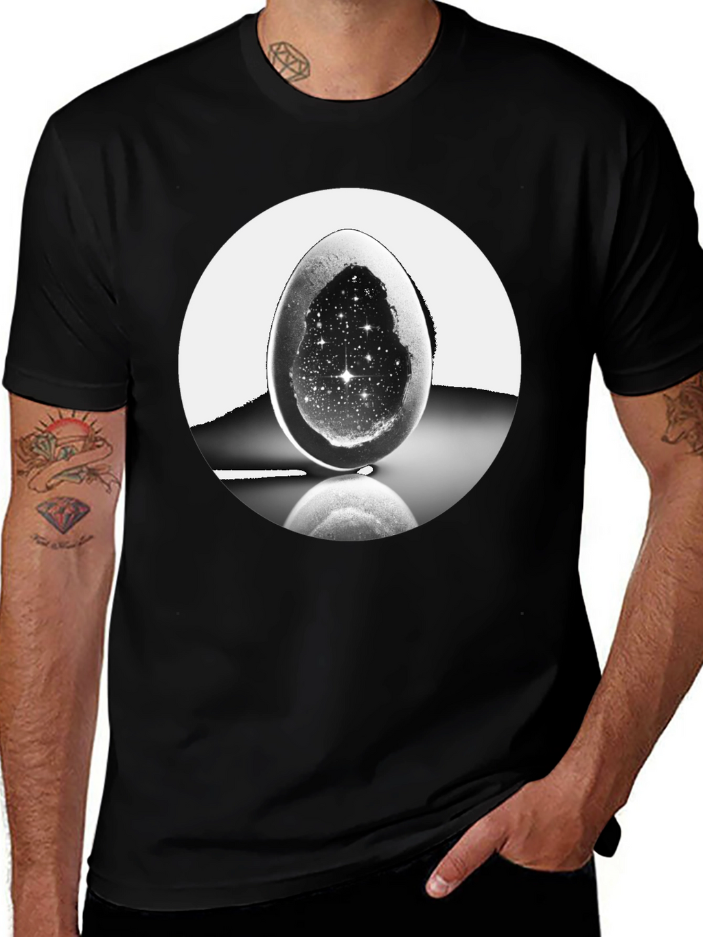Egg Galaxy Graphic Tee
