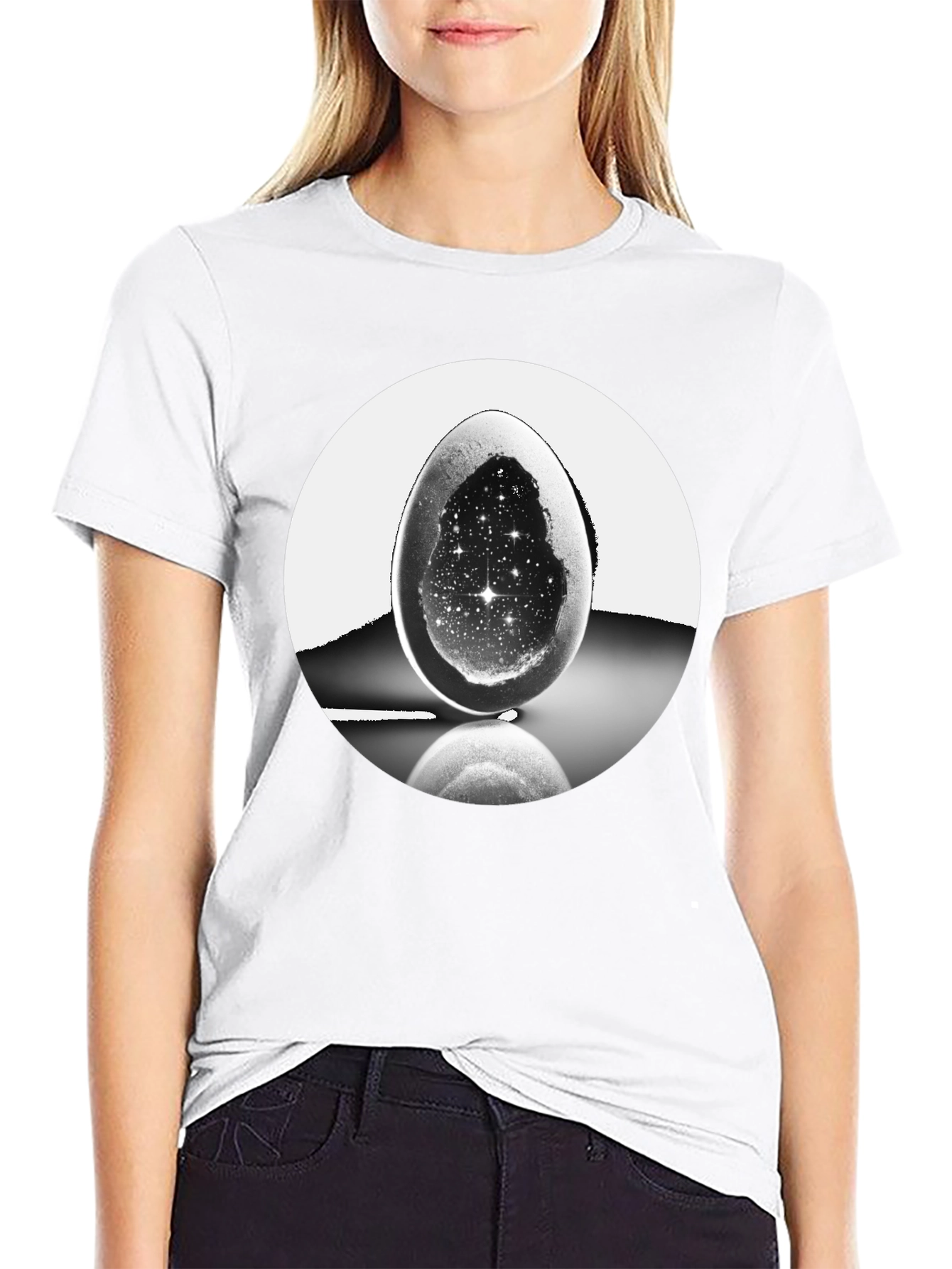 Egg Galaxy Graphic Tee