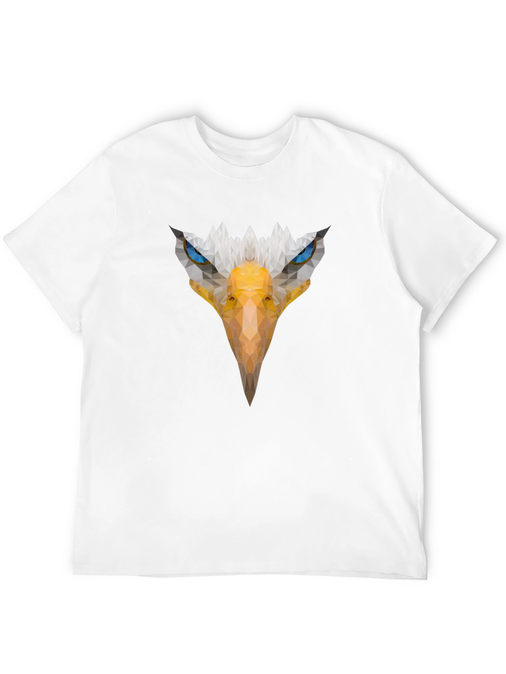 Eagle Graphic Print Mens Black T-Shirt