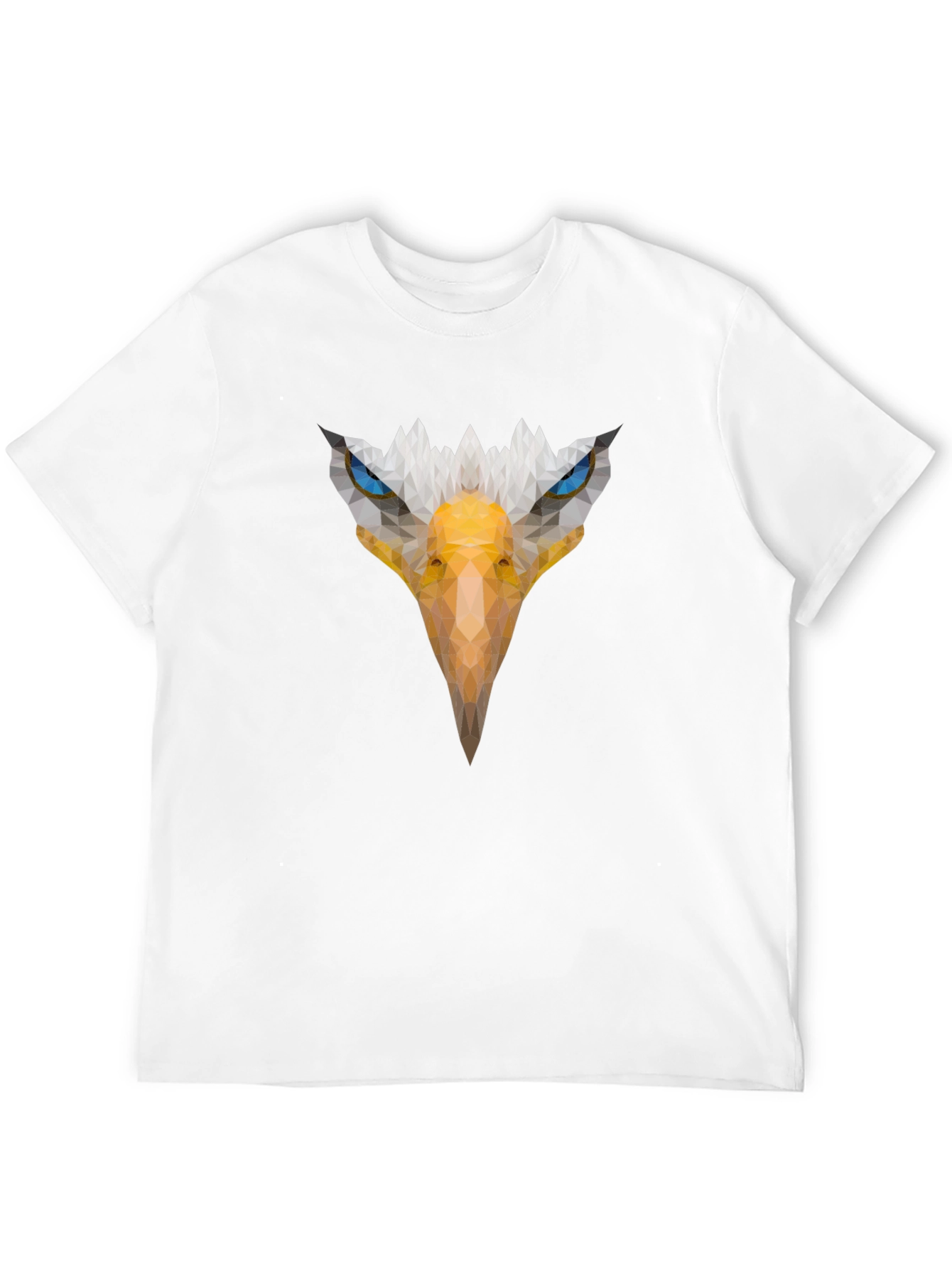 Eagle Graphic Print Mens Black T-Shirt