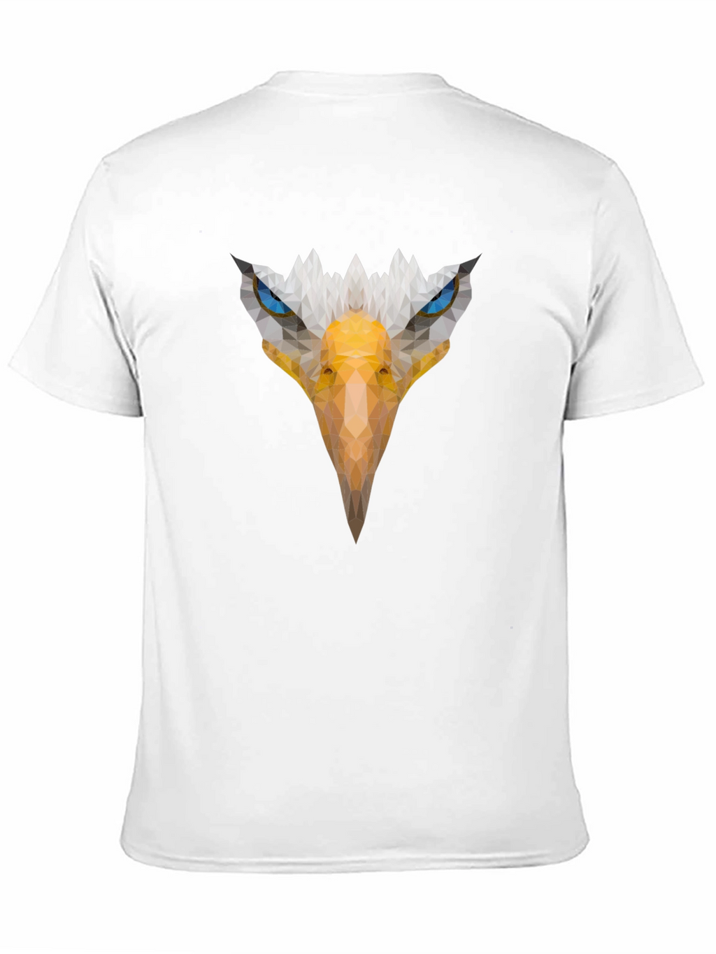 Eagle Graphic Print Mens Black T-Shirt