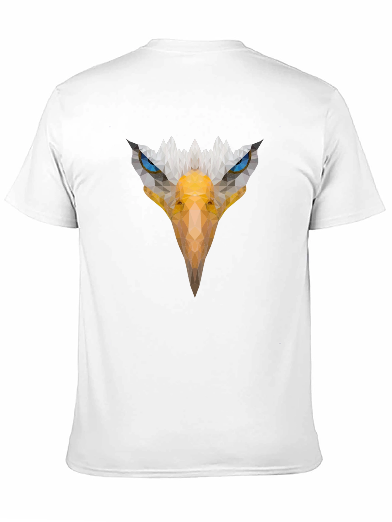 Eagle Graphic Print Mens Black T-Shirt