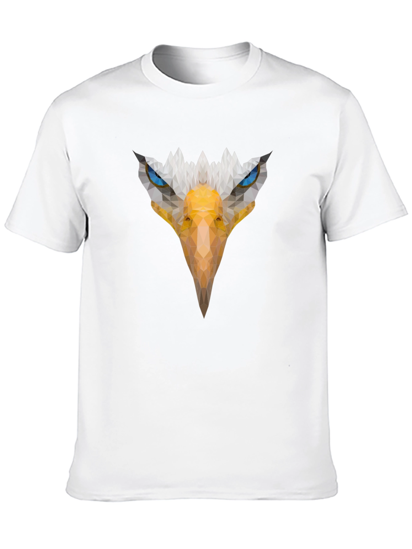 Eagle Graphic Print Mens Black T-Shirt