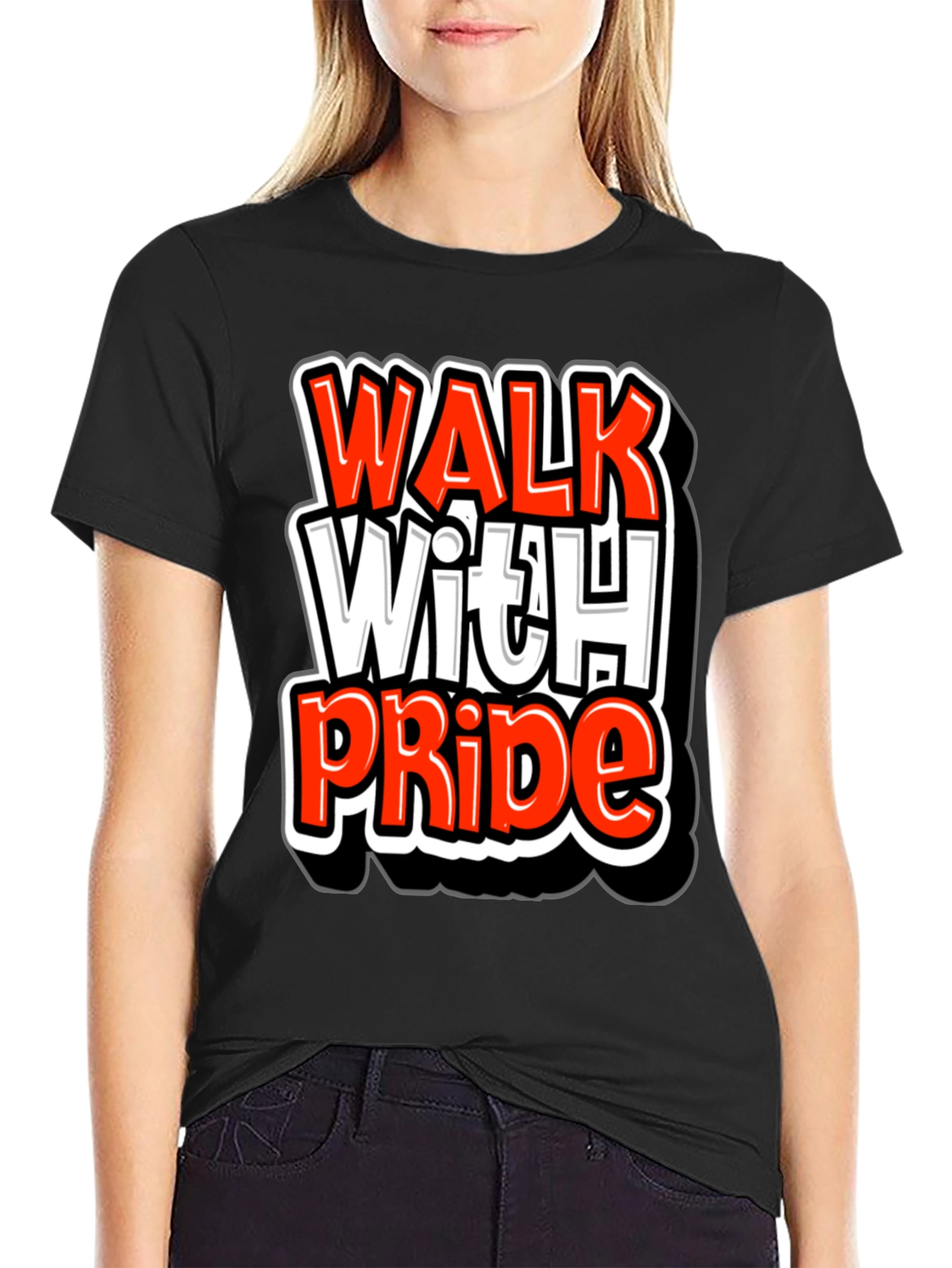 Walk With Pride Graphic T-Shirt - Bold Statement Tee