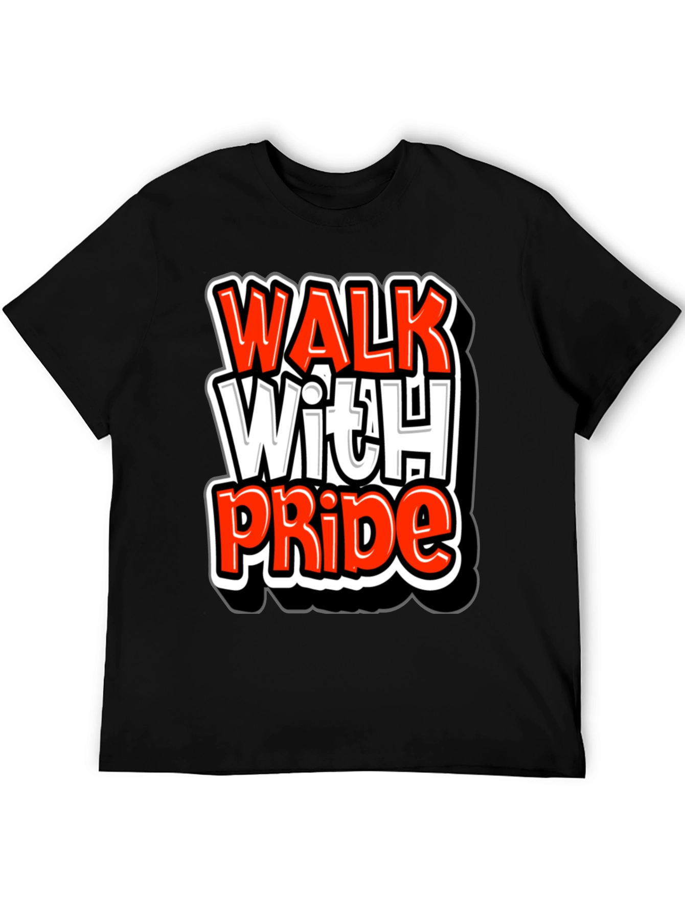 Walk With Pride Graphic T-Shirt - Bold Statement Tee
