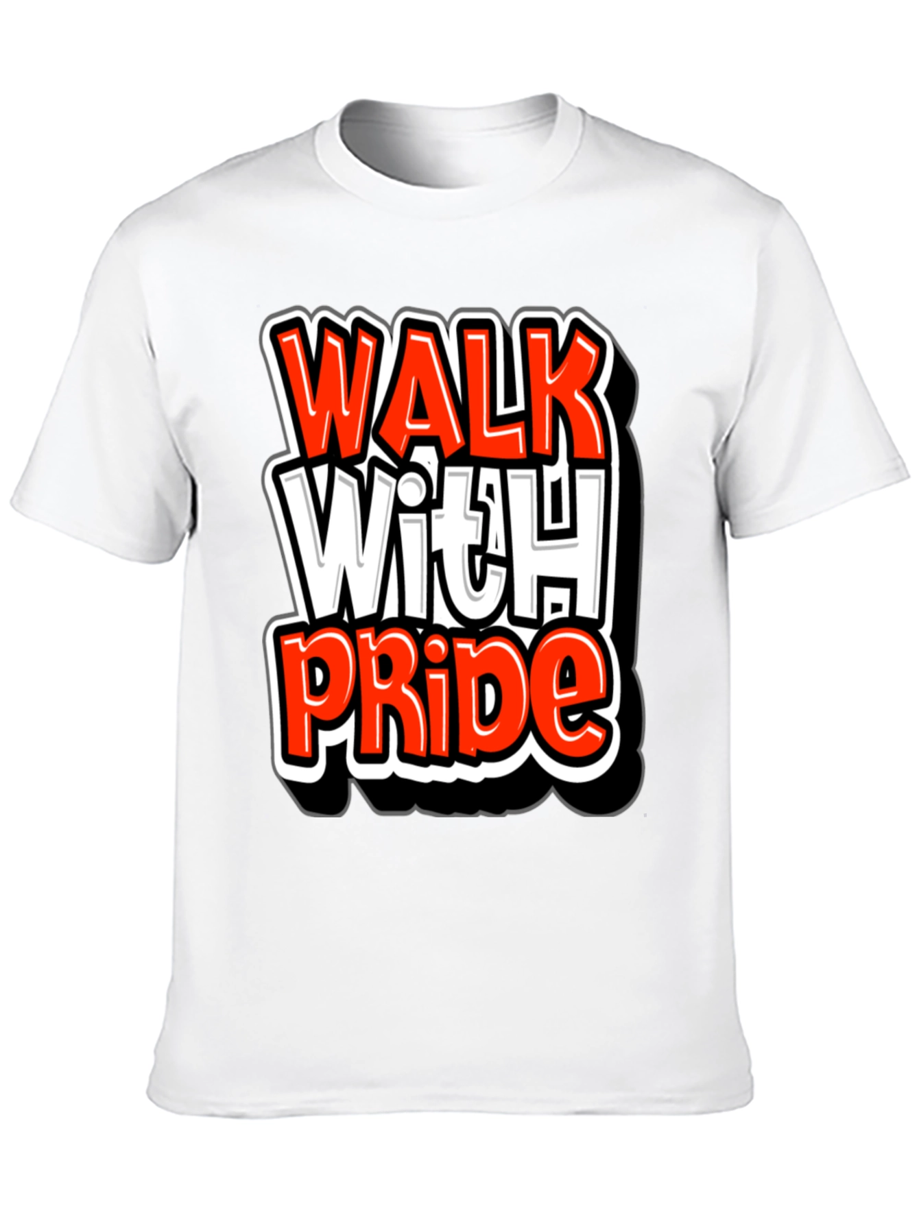 Walk With Pride Graphic T-Shirt - Bold Statement Tee