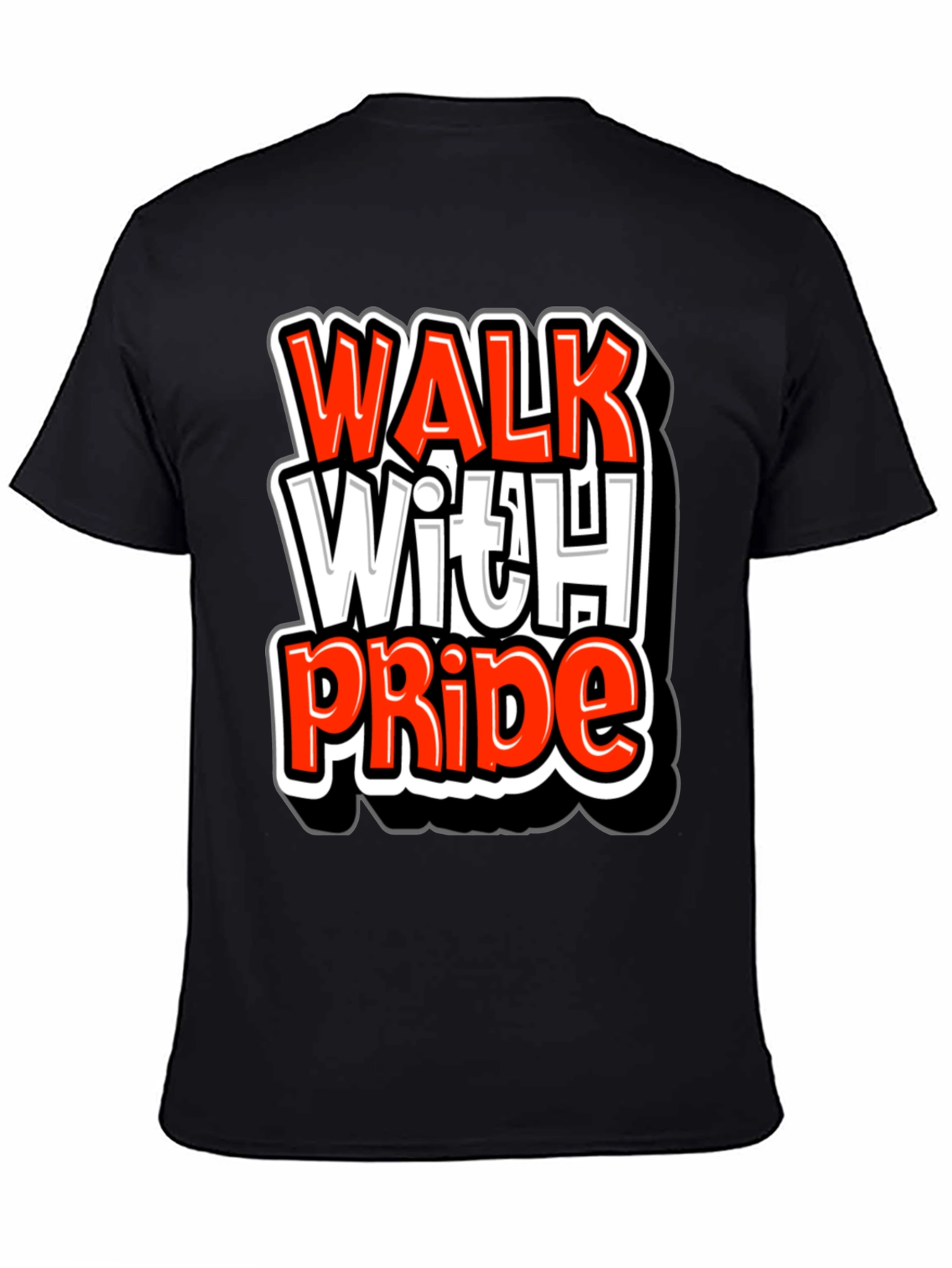 Walk With Pride Graphic T-Shirt - Bold Statement Tee