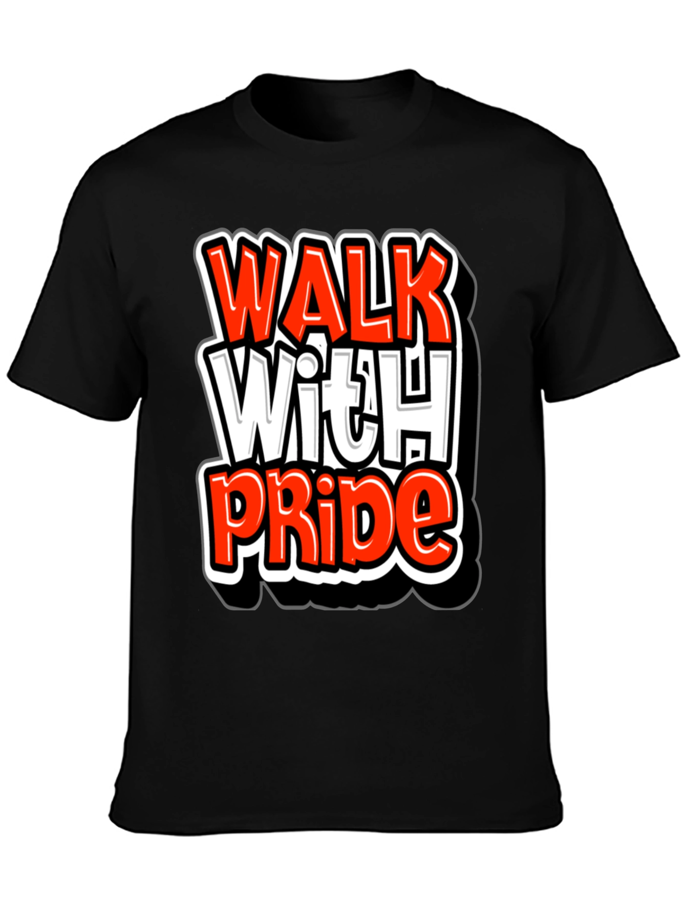 Walk With Pride Graphic T-Shirt - Bold Statement Tee