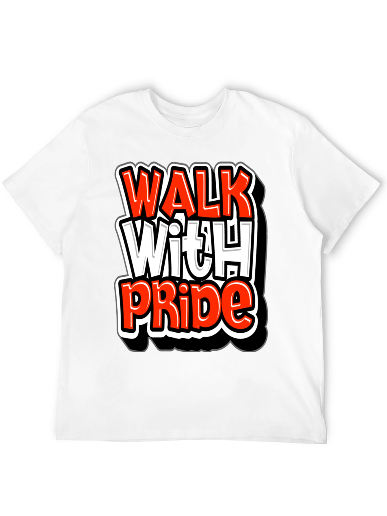 Walk With Pride Graphic T-Shirt - Bold Statement Tee