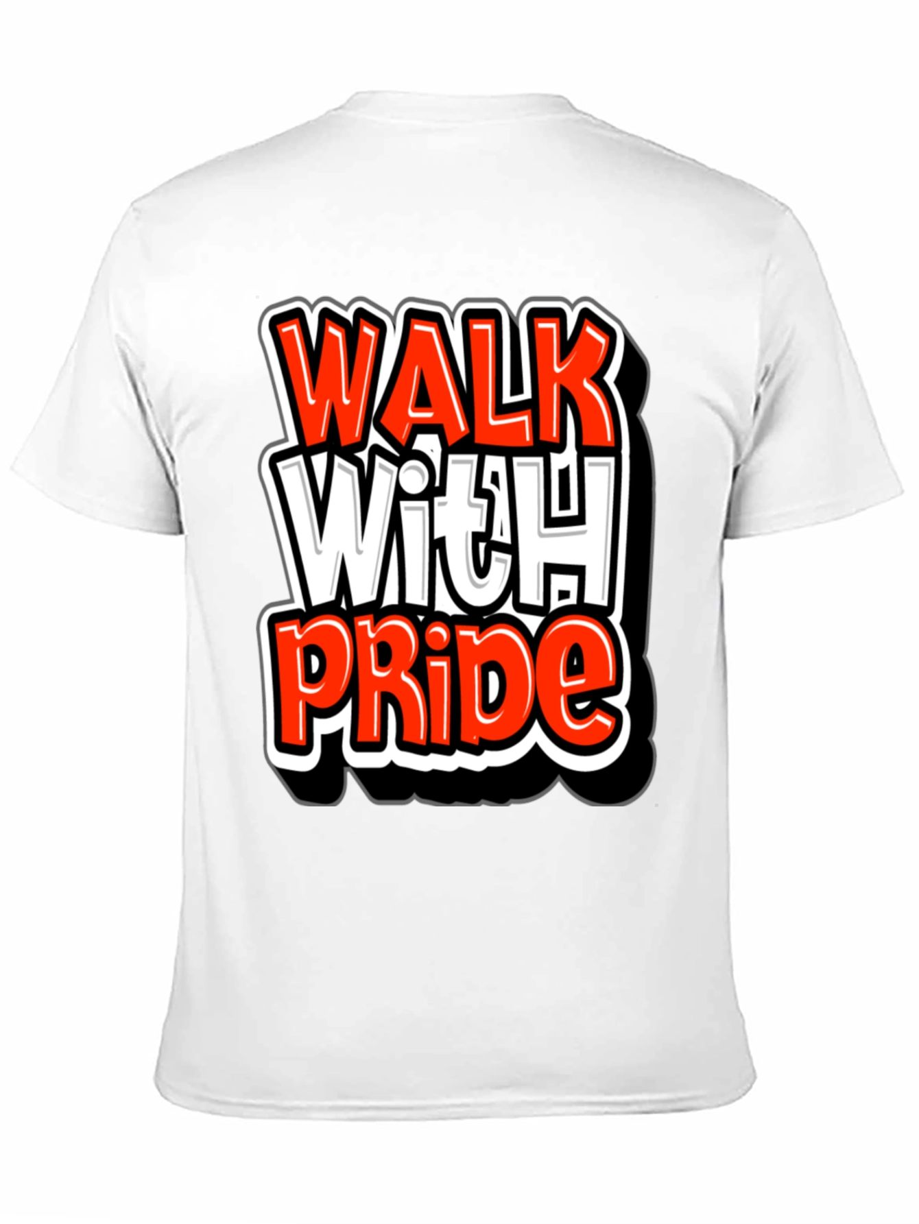 Walk With Pride Graphic T-Shirt - Bold Statement Tee