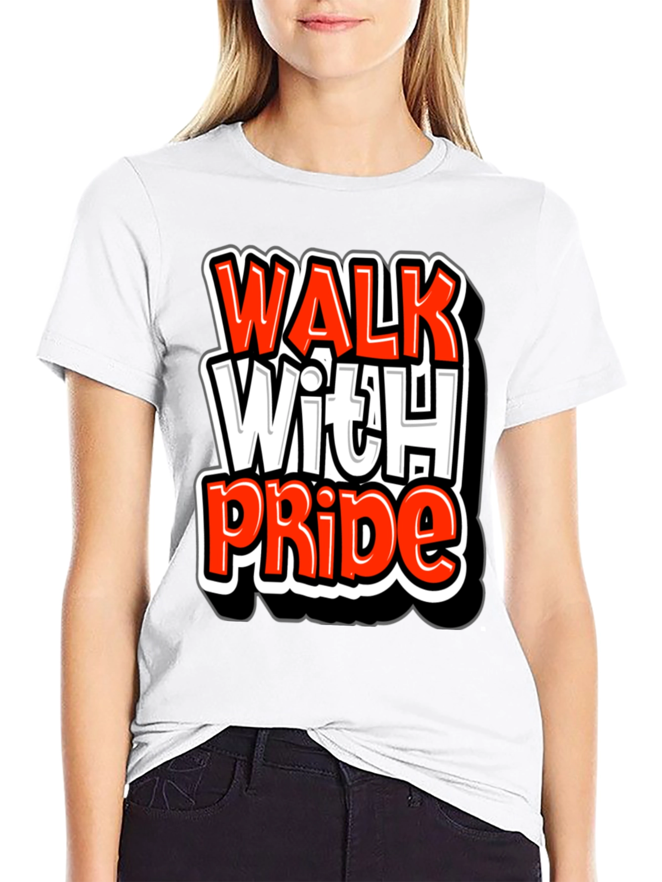 Walk With Pride Graphic T-Shirt - Bold Statement Tee