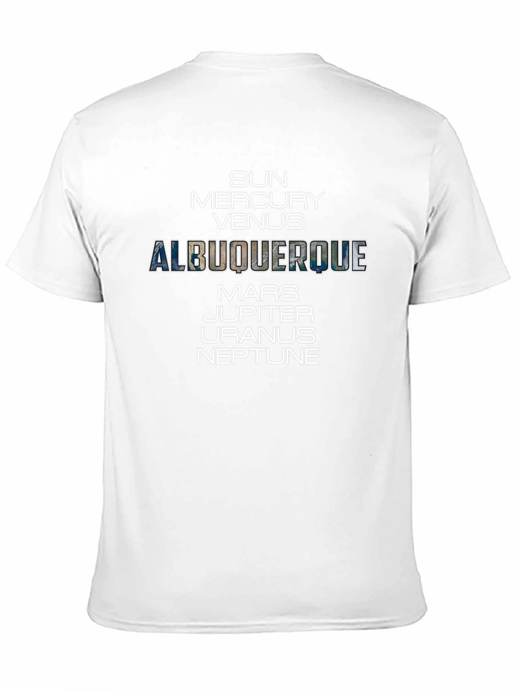 Albuquerque Planets Black Graphic Tee