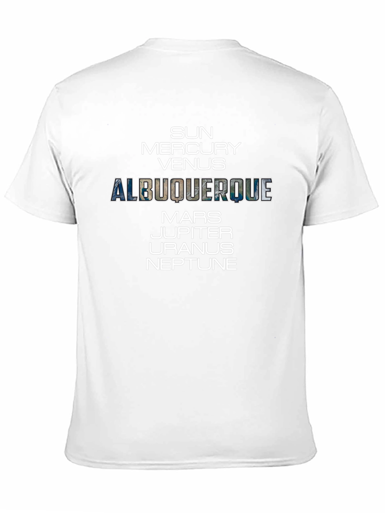 Albuquerque Planets Black Graphic Tee