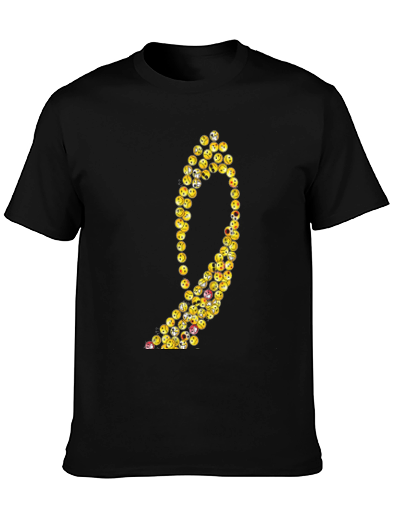 Emoji Number Nine Graphic Tee - Black