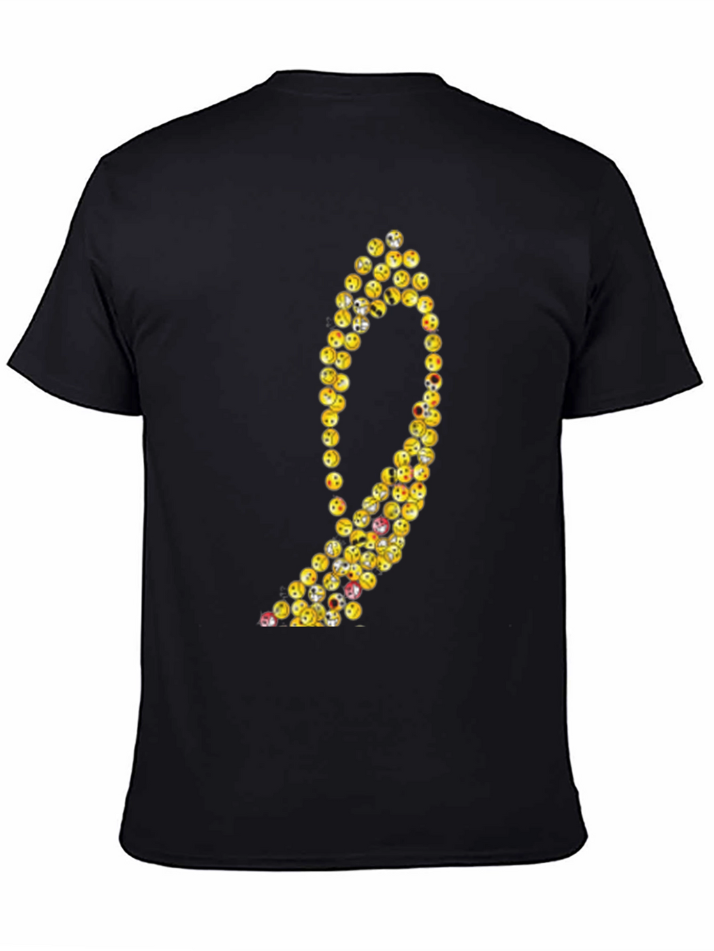 Emoji Number Nine Graphic Tee - Black