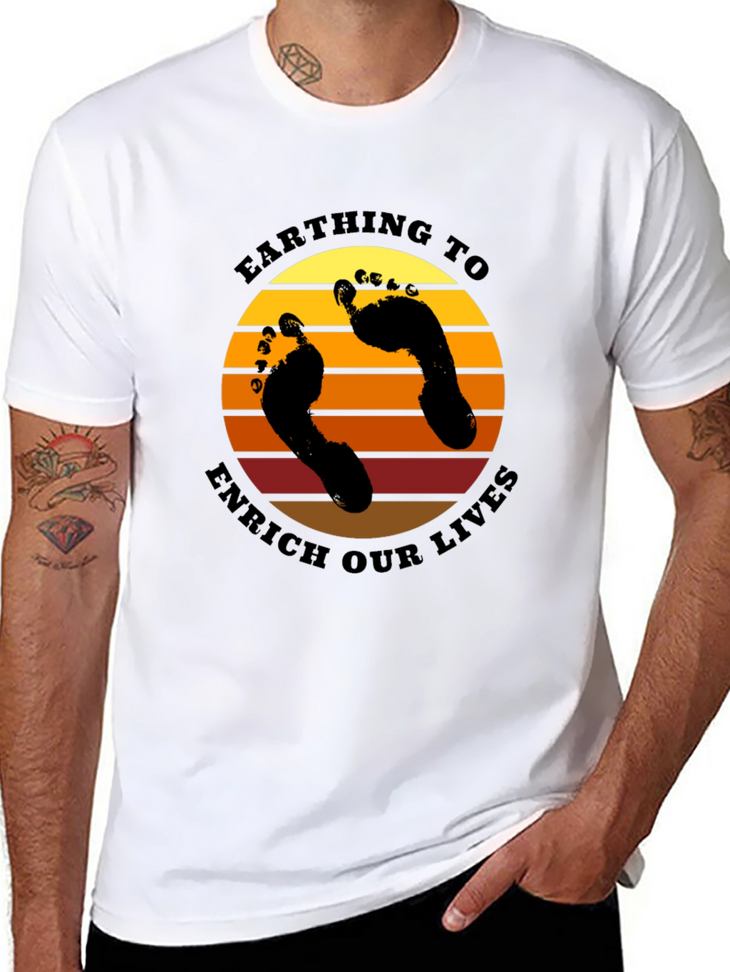 Earthing to Enrich Our Lives Graphic Tee