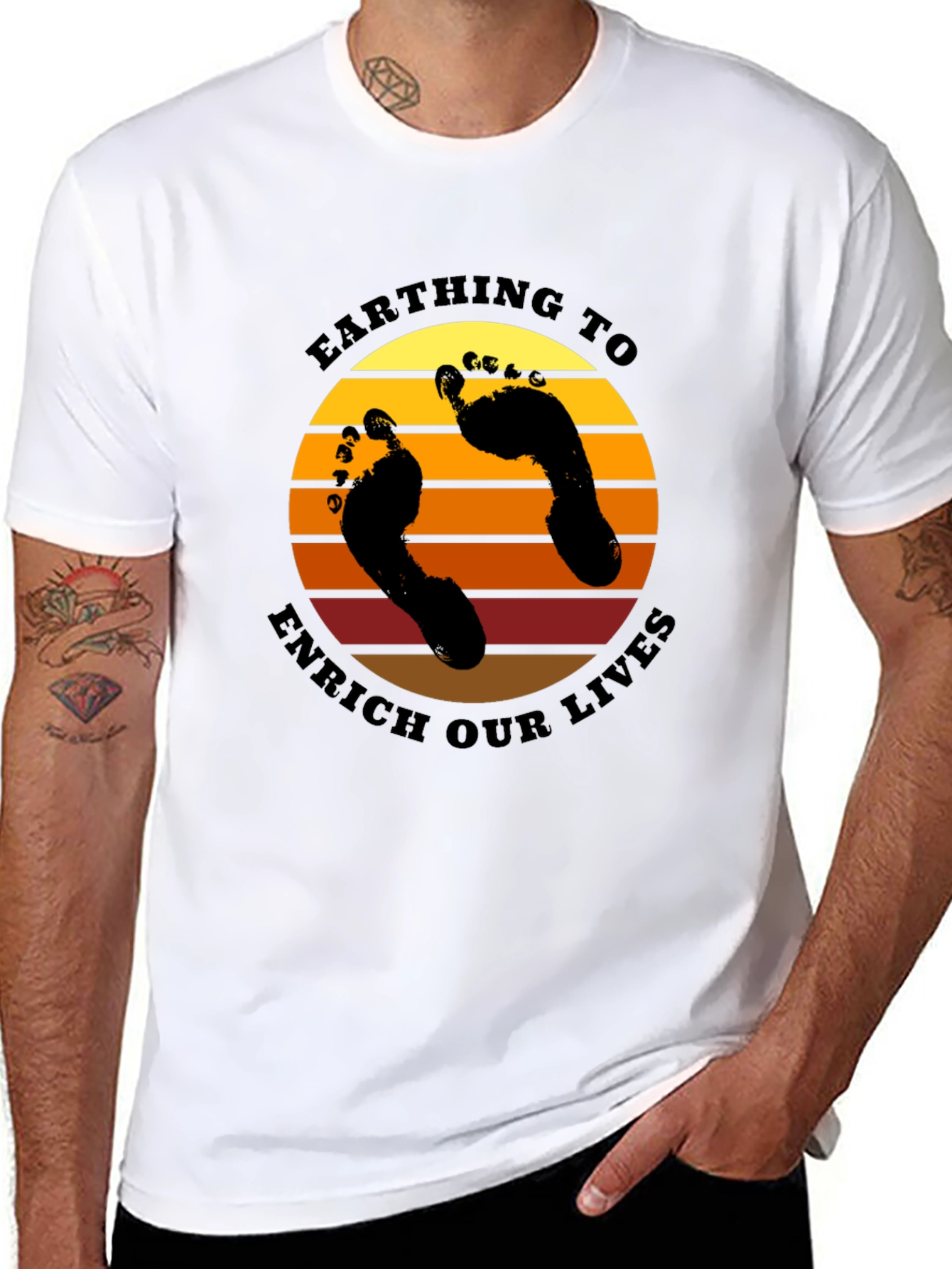 Earthing to Enrich Our Lives Graphic Tee