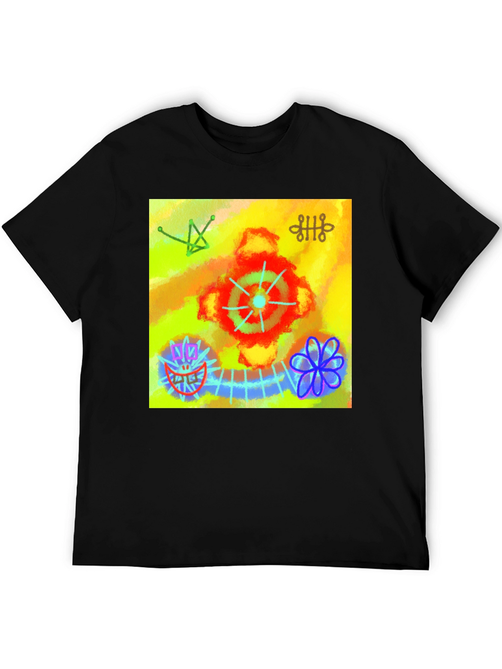 Abstract Art Graphic Tee - Unique Design