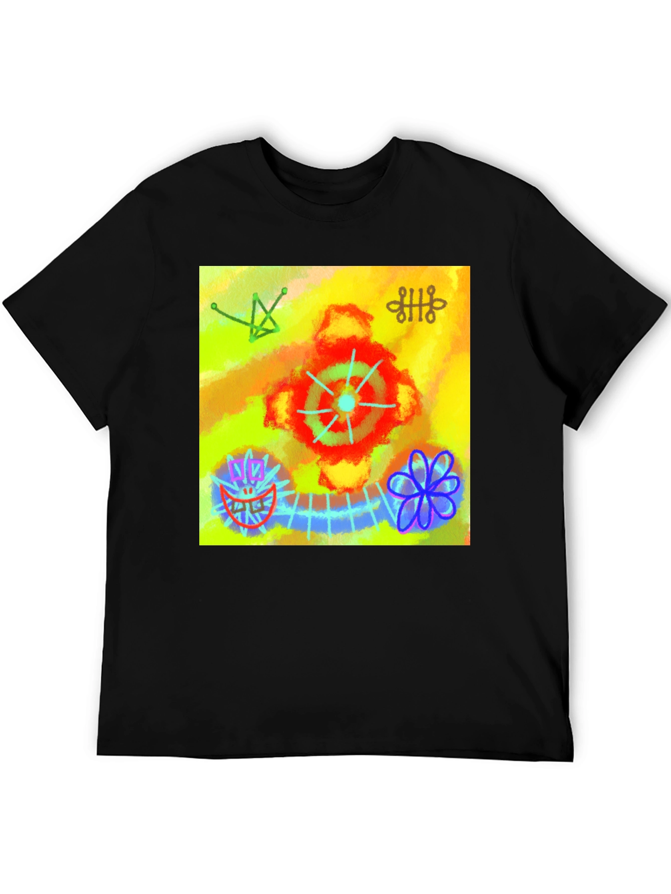 Abstract Art Graphic Tee - Unique Design