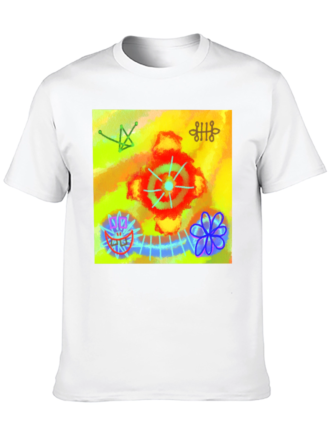 Abstract Art Graphic Tee - Unique Design