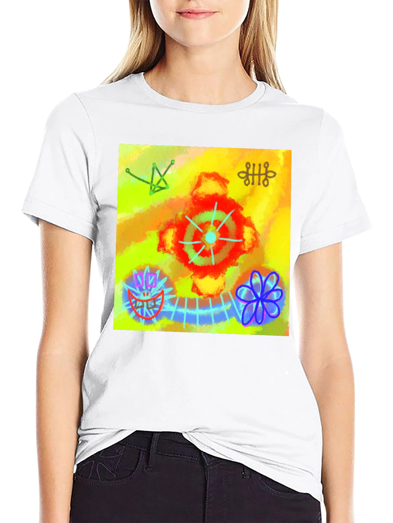 Abstract Art Graphic Tee - Unique Design