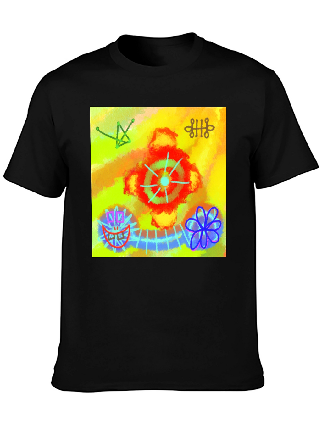 Abstract Art Graphic Tee - Unique Design