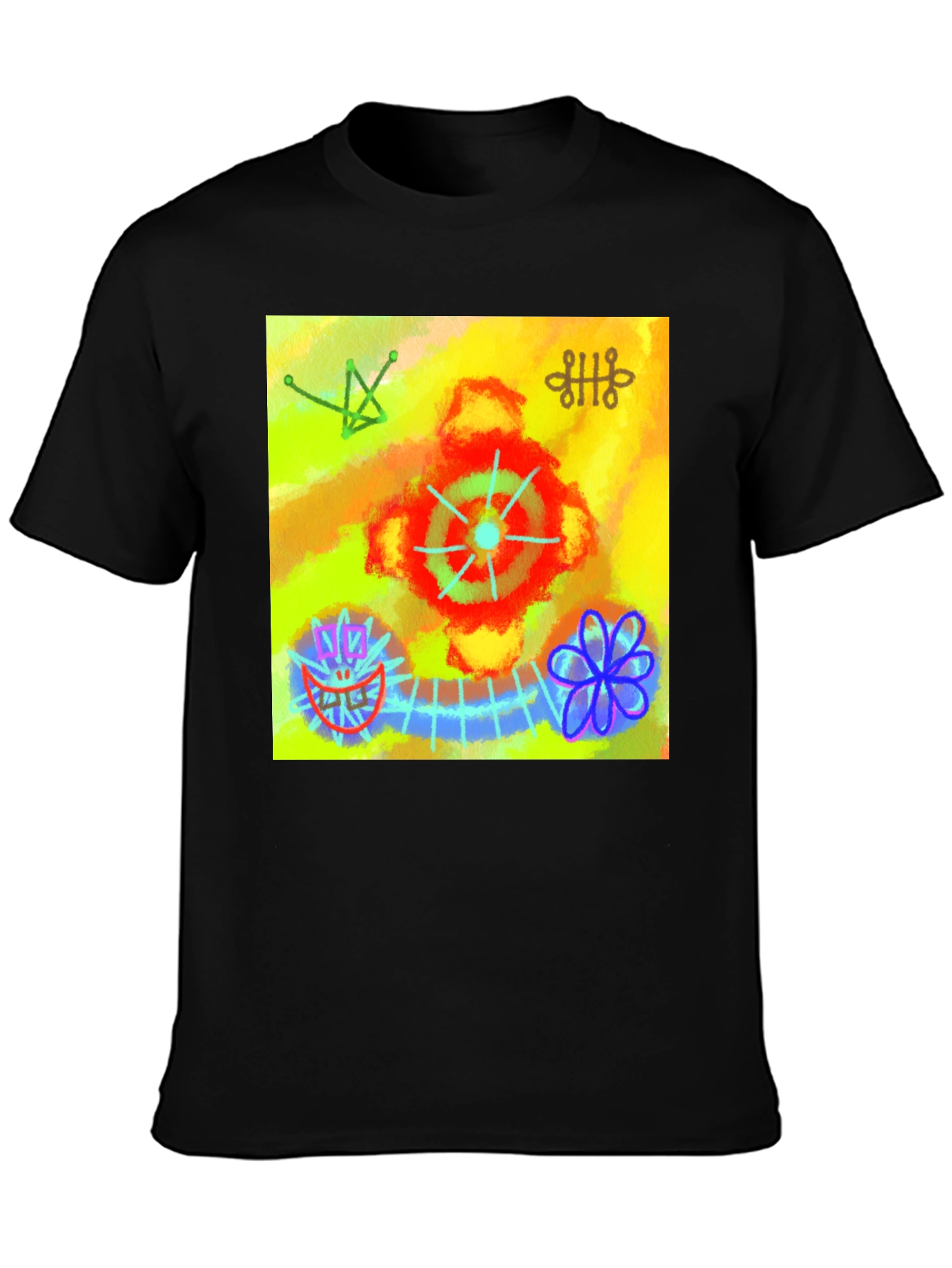 Abstract Art Graphic Tee - Unique Design