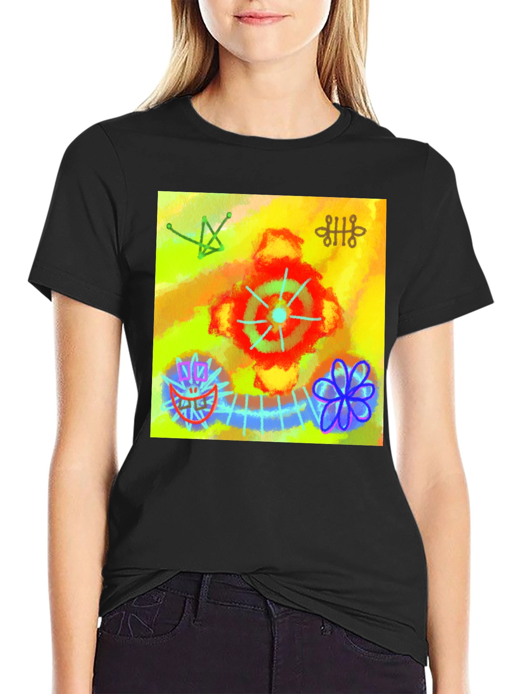 Abstract Art Graphic Tee - Unique Design