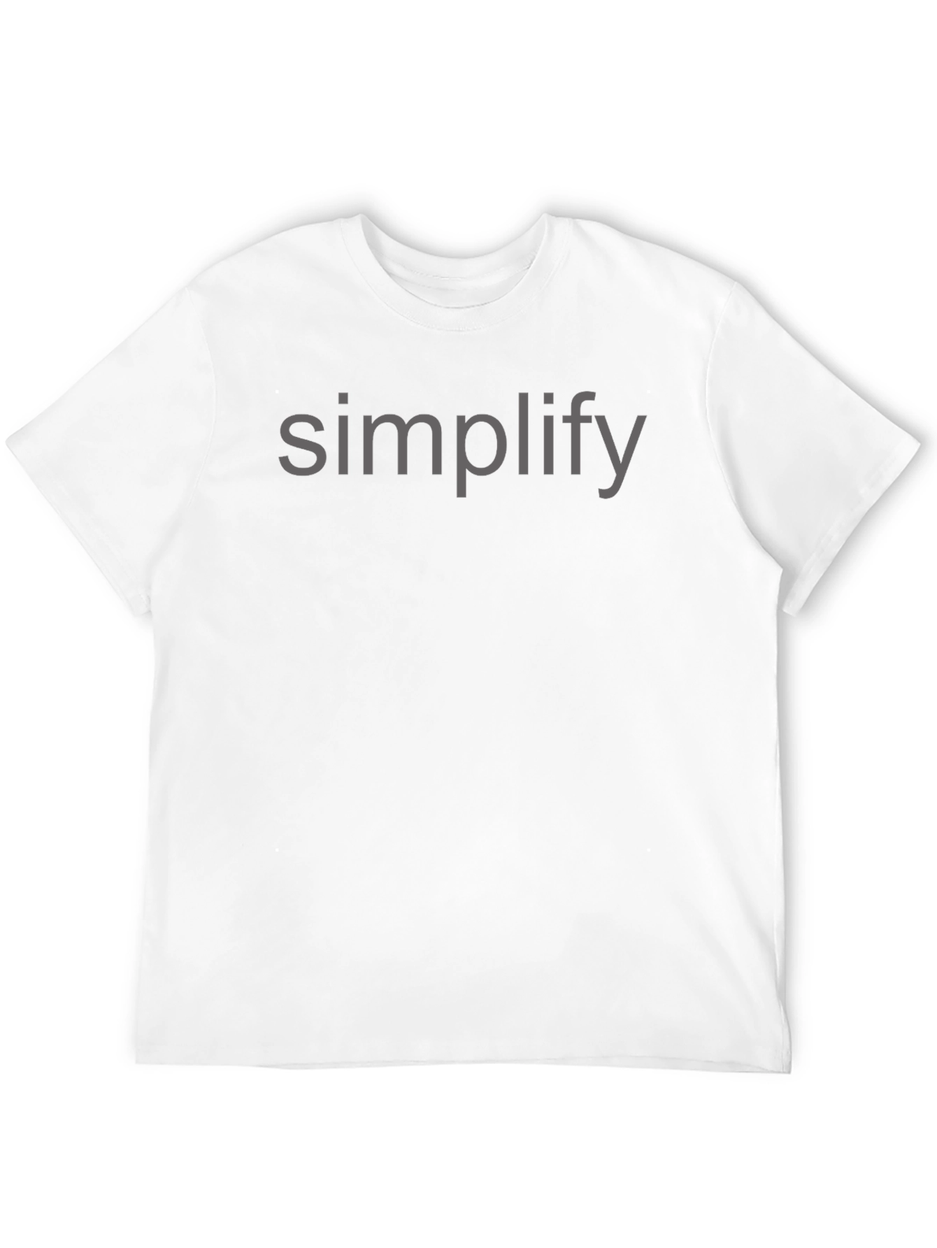Simplify Black Graphic Tee