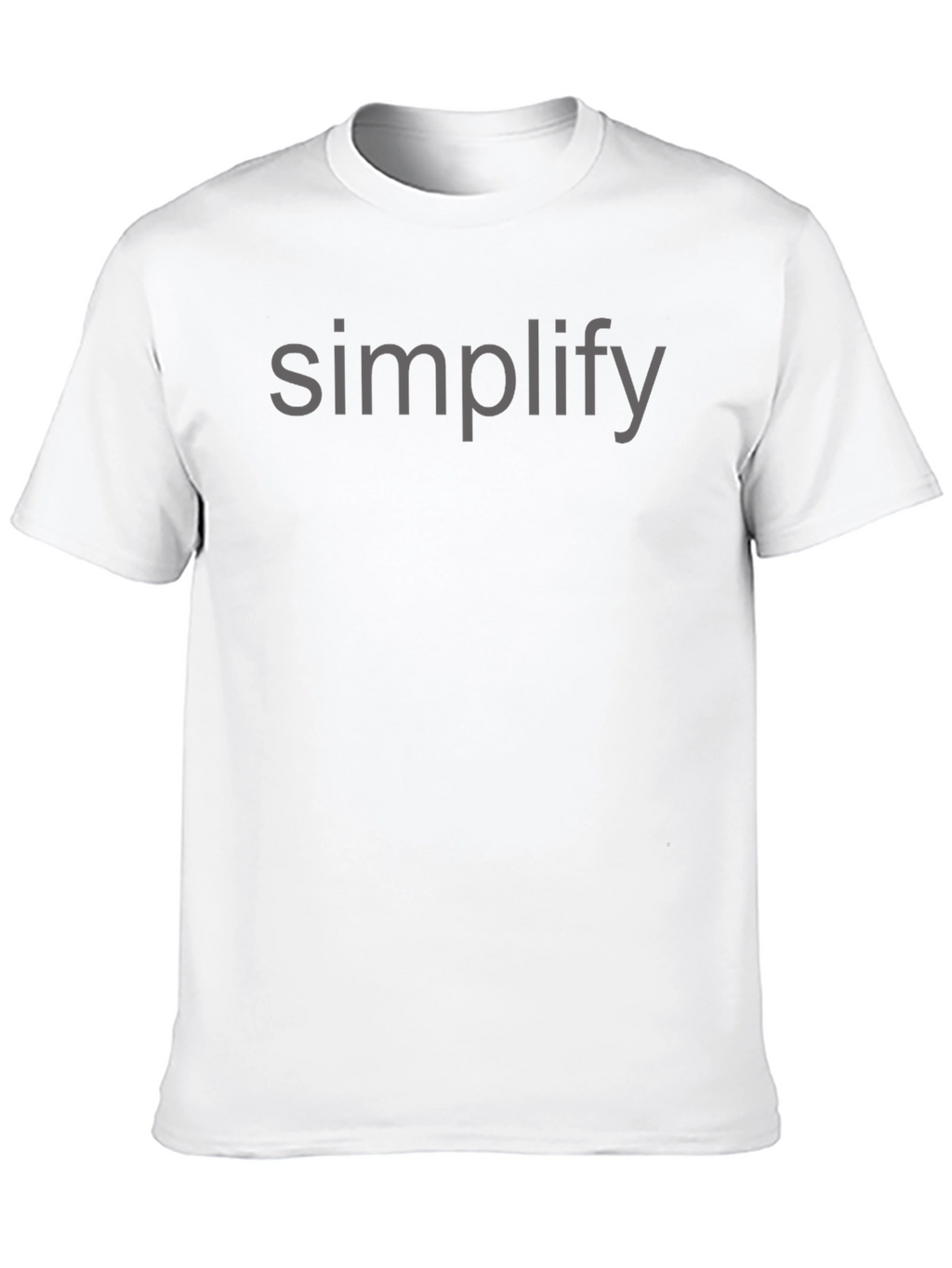 Simplify Black Graphic Tee