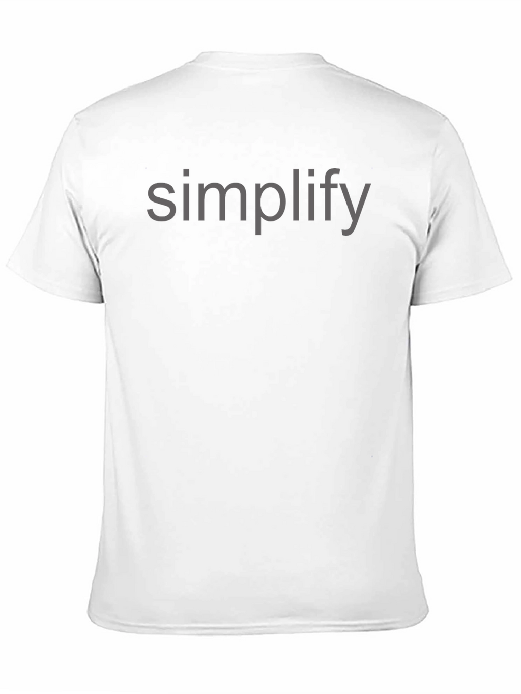 Simplify Black Graphic Tee