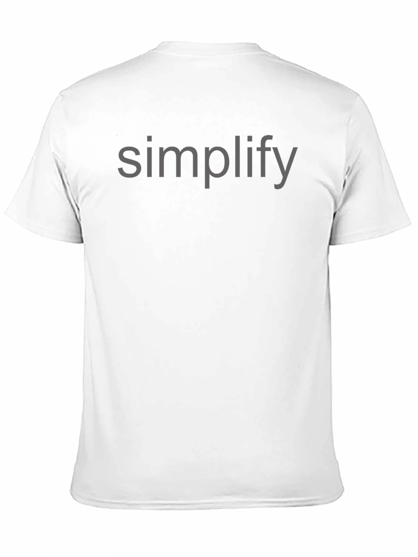 Simplify Black Graphic Tee