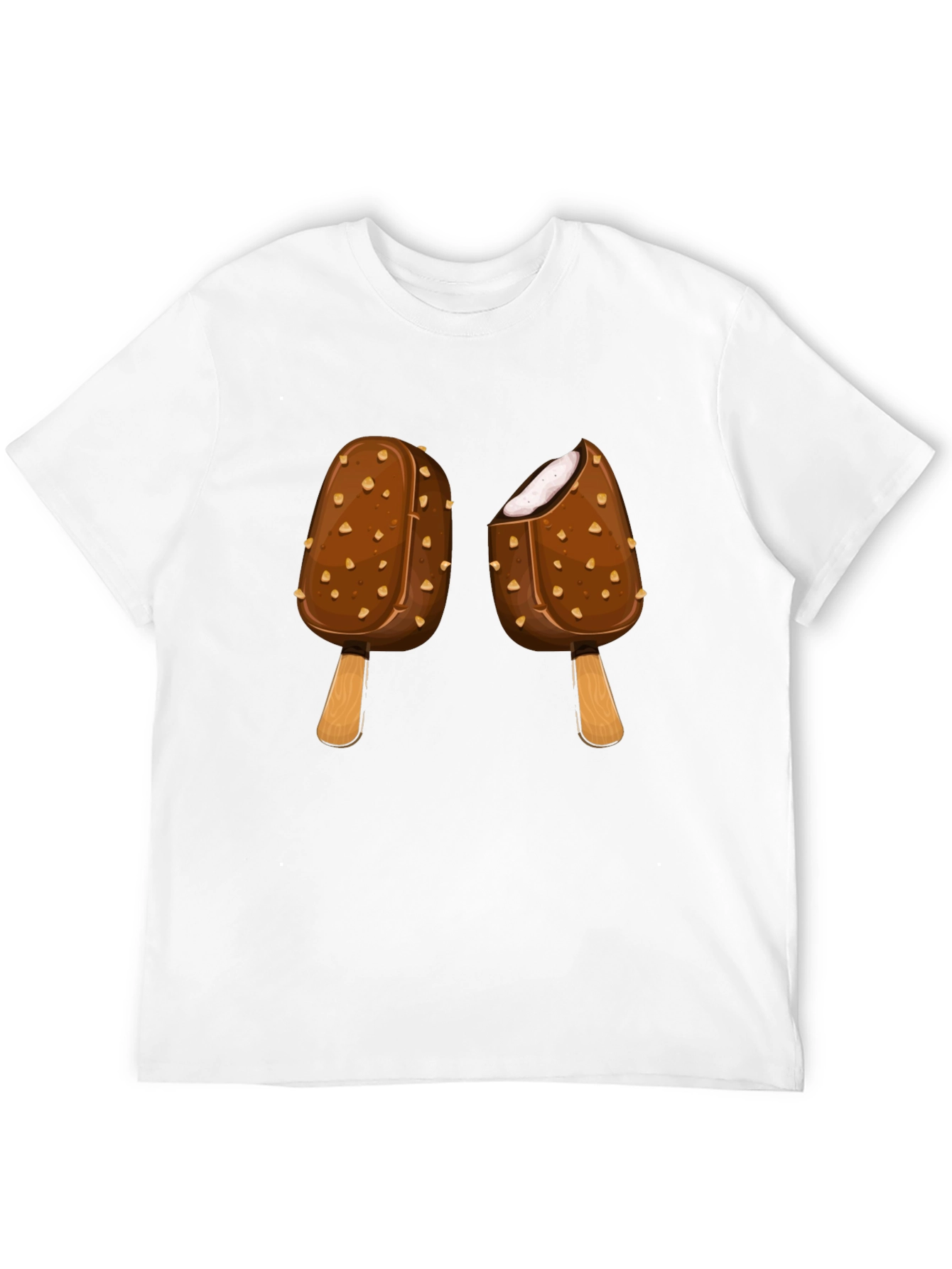 Chocolate Ice Cream T-Shirt - Fun Graphic Tee