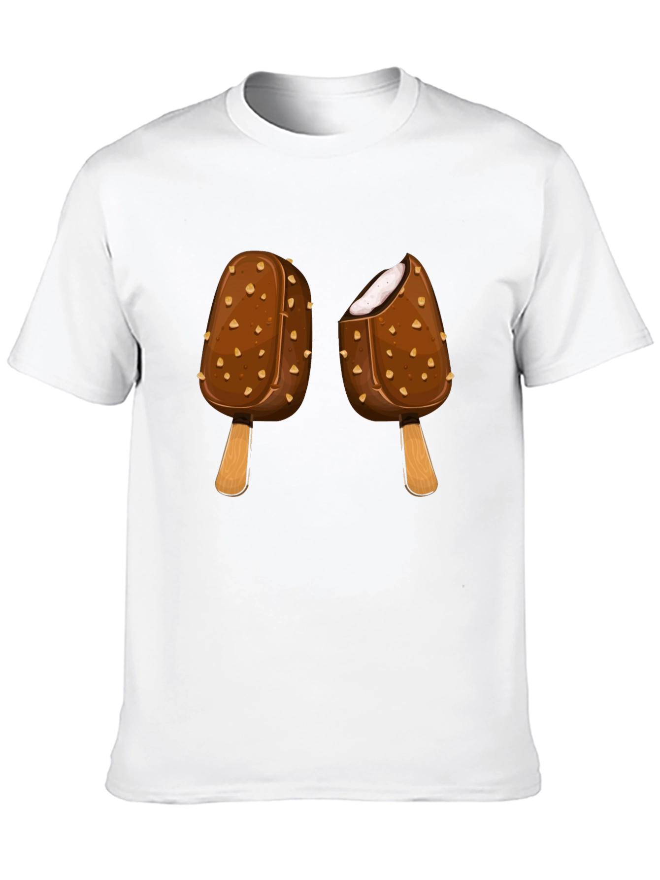 Chocolate Ice Cream T-Shirt - Fun Graphic Tee