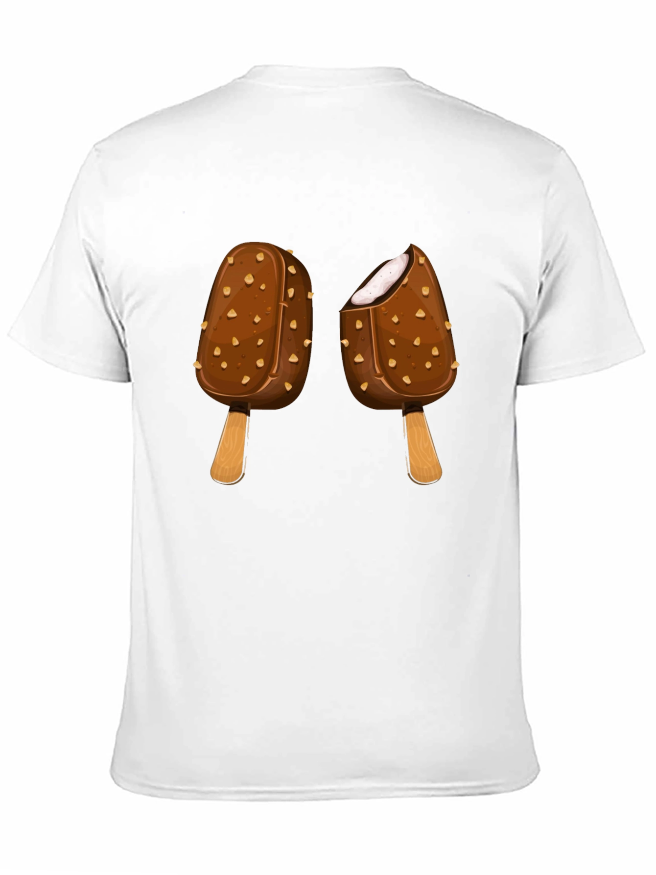 Chocolate Ice Cream T-Shirt - Fun Graphic Tee