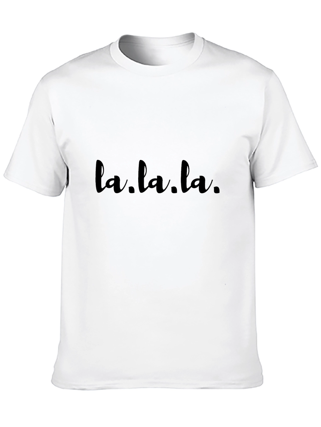 La.la.la. Black Graphic Tee