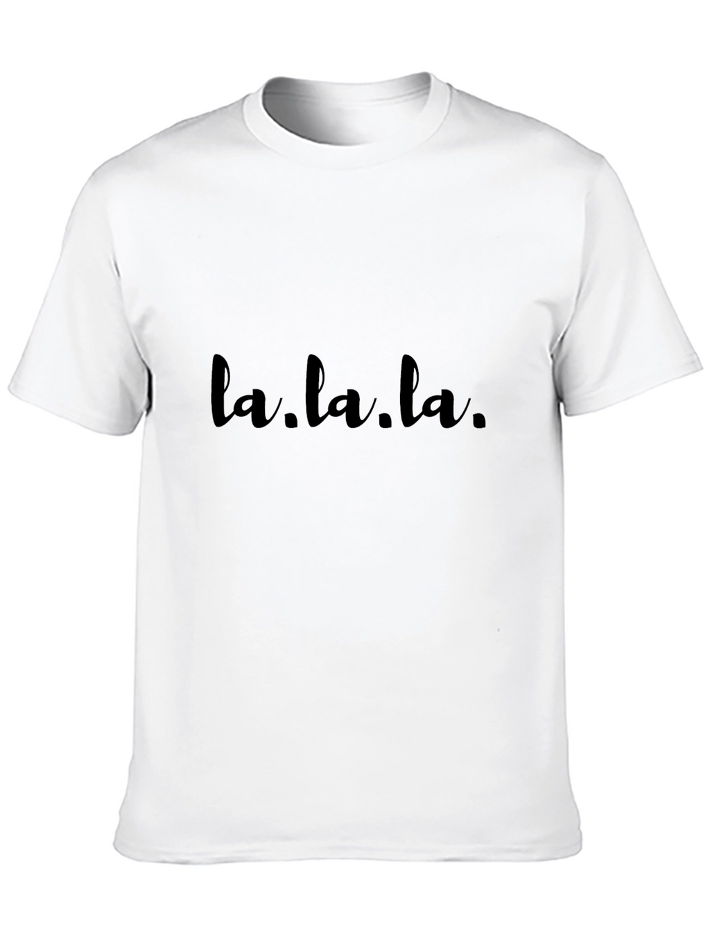 La.la.la. Black Graphic Tee
