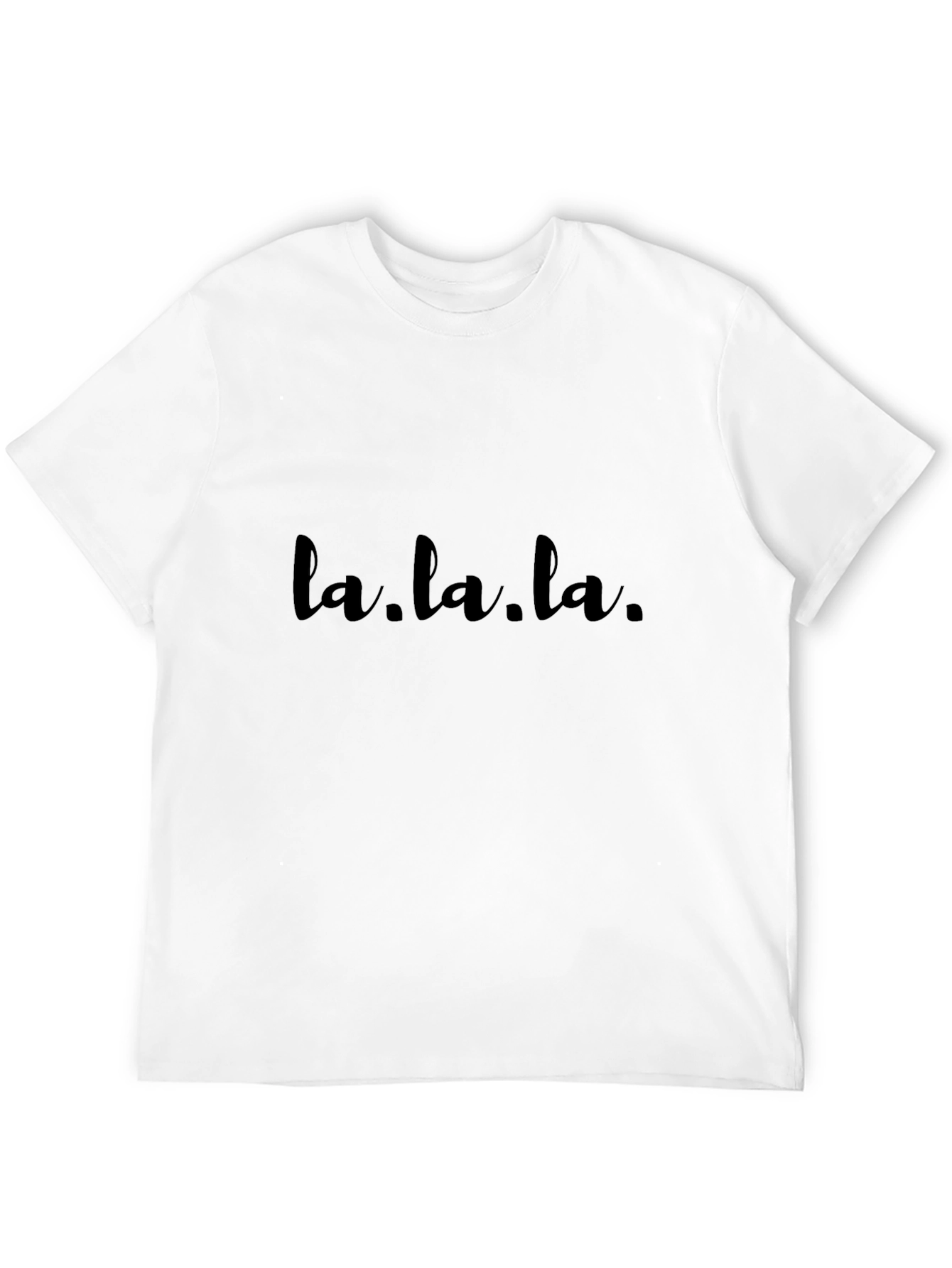 La.la.la. Black Graphic Tee