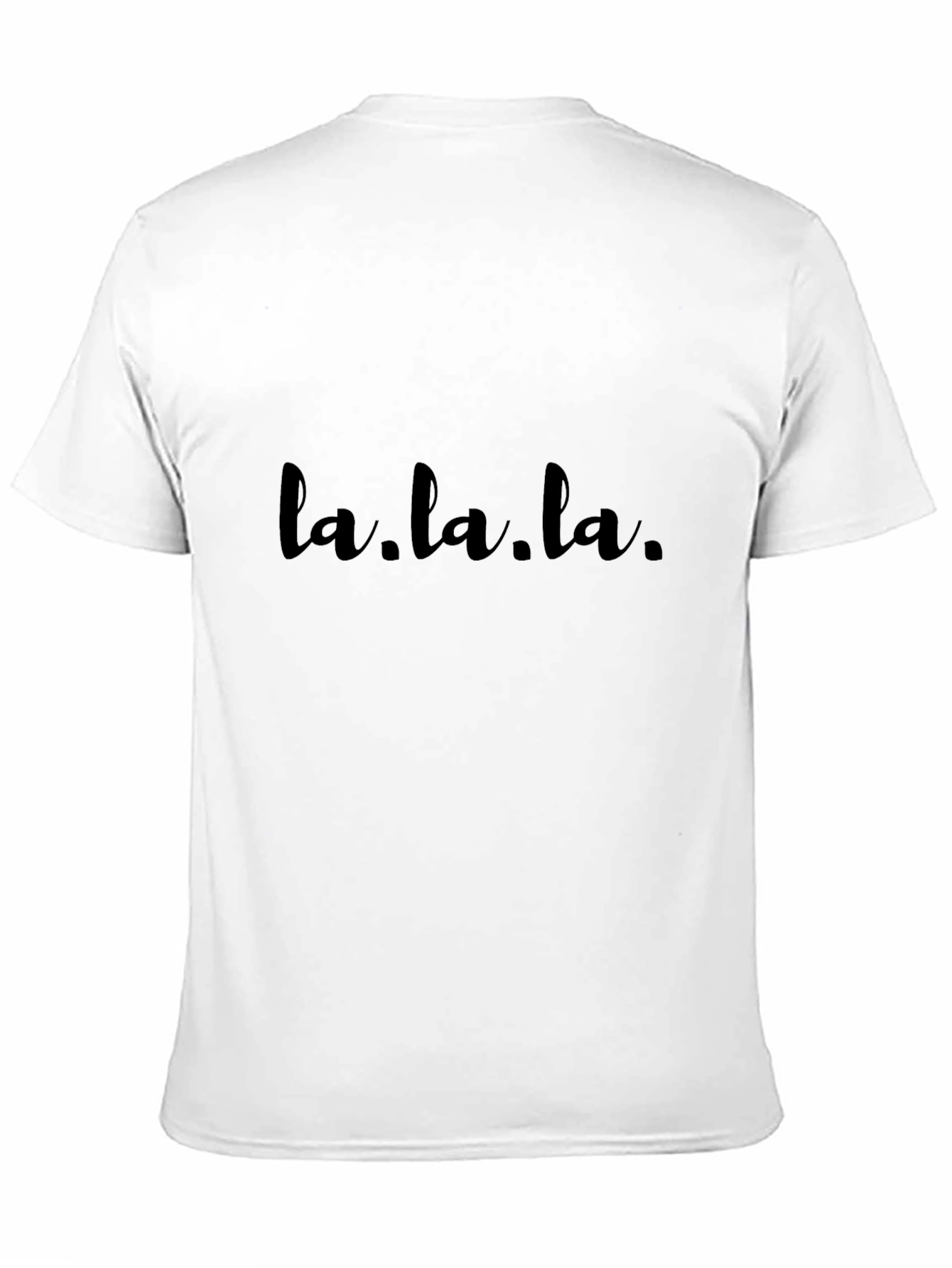 La.la.la. Black Graphic Tee
