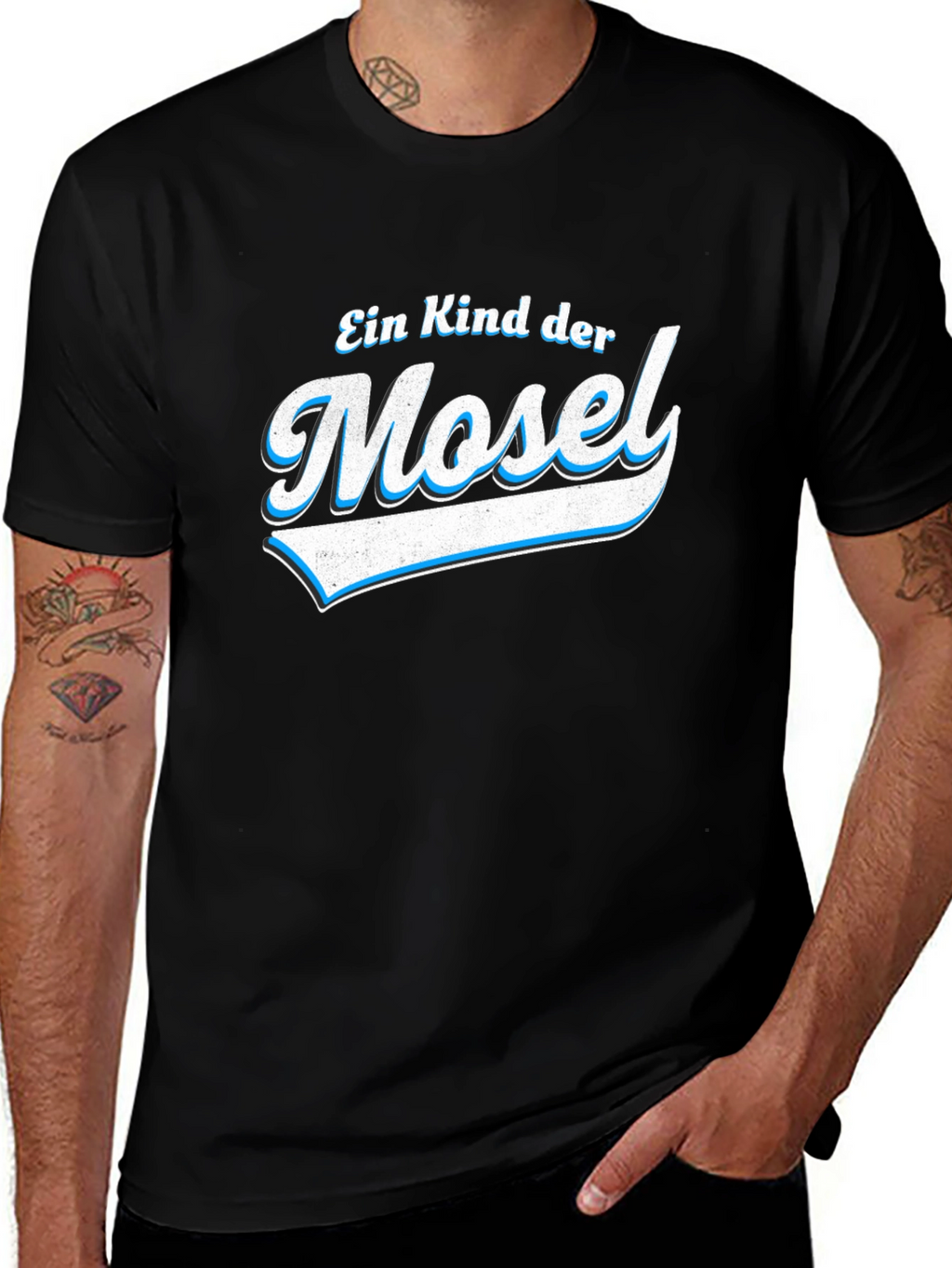 Ein Kind Der Mosel Black Graphic Tee