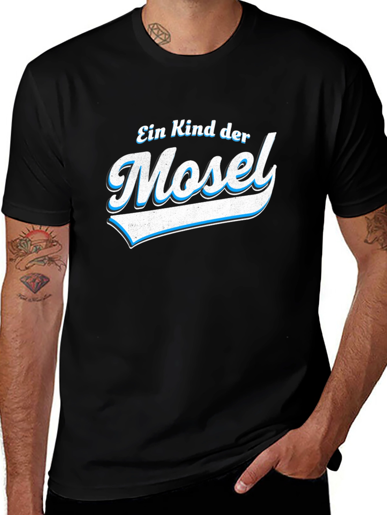 Ein Kind Der Mosel Black Graphic Tee